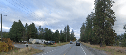 Traffic on SH-53 near Bruss Road