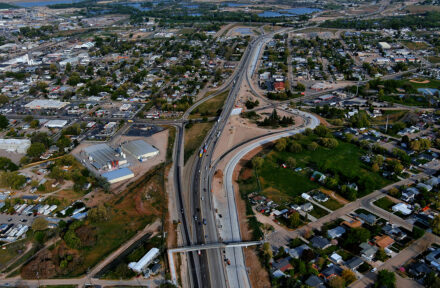 I-84 corridor from the sky