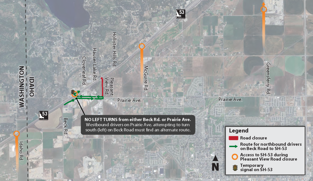 SH-53 Pleasant View Interchange | Idaho Transportation Department