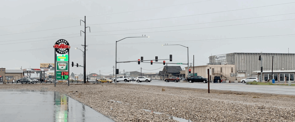 US-26 and Hitt Road intersection in Idaho Falls. 