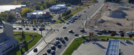 Aerial view of State Highway 55