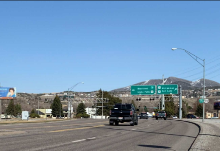US-30 just west of the Intersection with US-91 (Yellowstone Ave.)