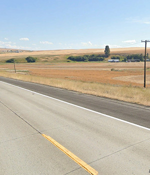 Roadway on US-95 near Ferdinand.