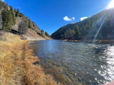 State Highway 75 along Salmon River
