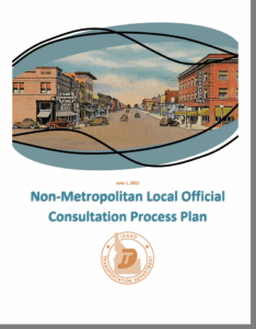Cover of the Non-Metro Local Official Consultation Plan