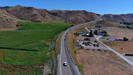 SH-16 near Freezeout Hill in Gem County