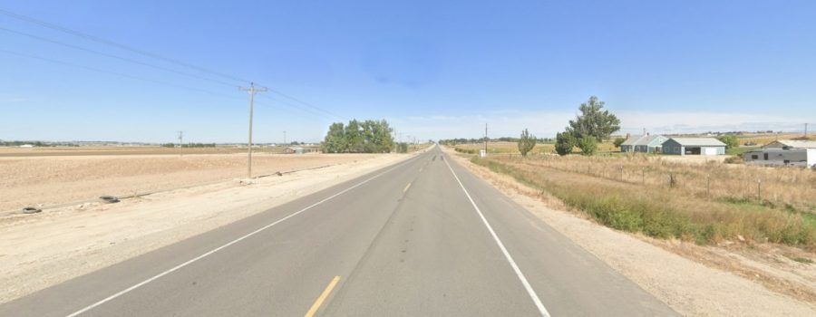 Open highway in rural area.