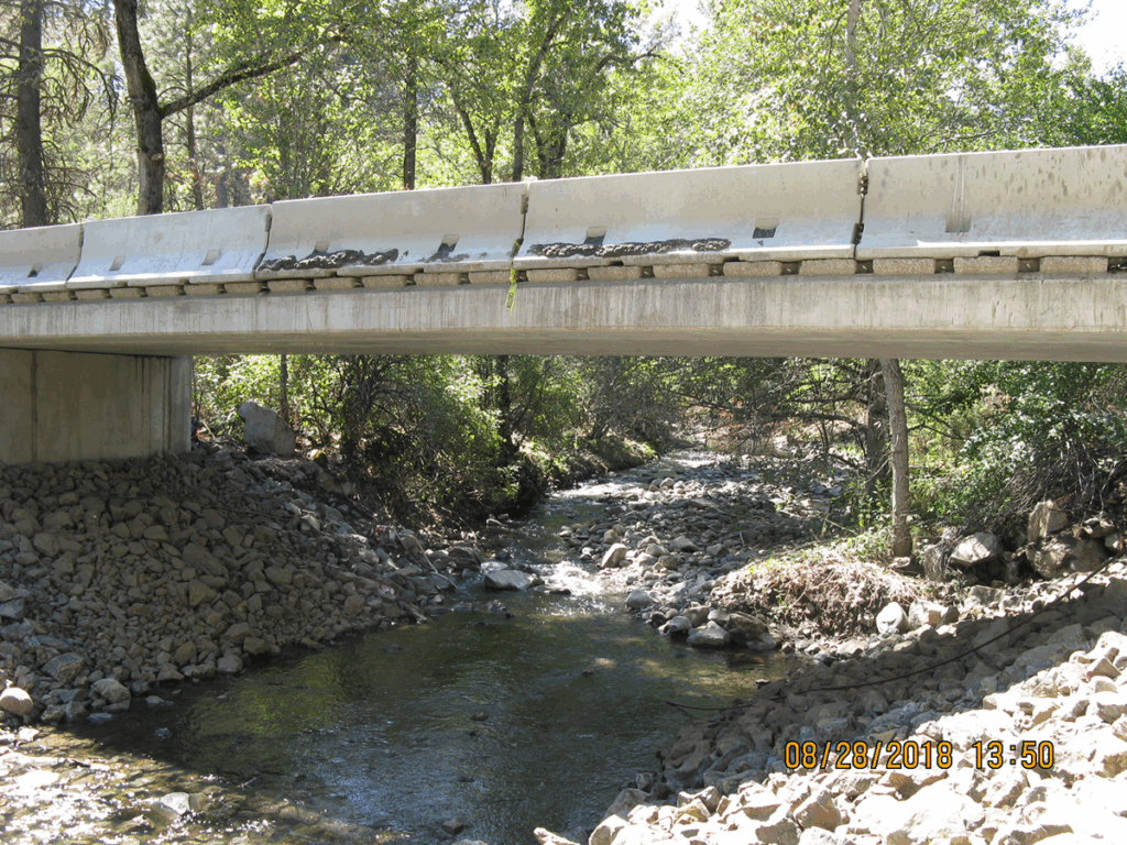 A new bridge over Maggie Creek.