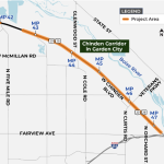 Map of the corridor being studied.