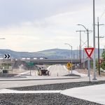 Chubbuck road underpass as viewed from the west.