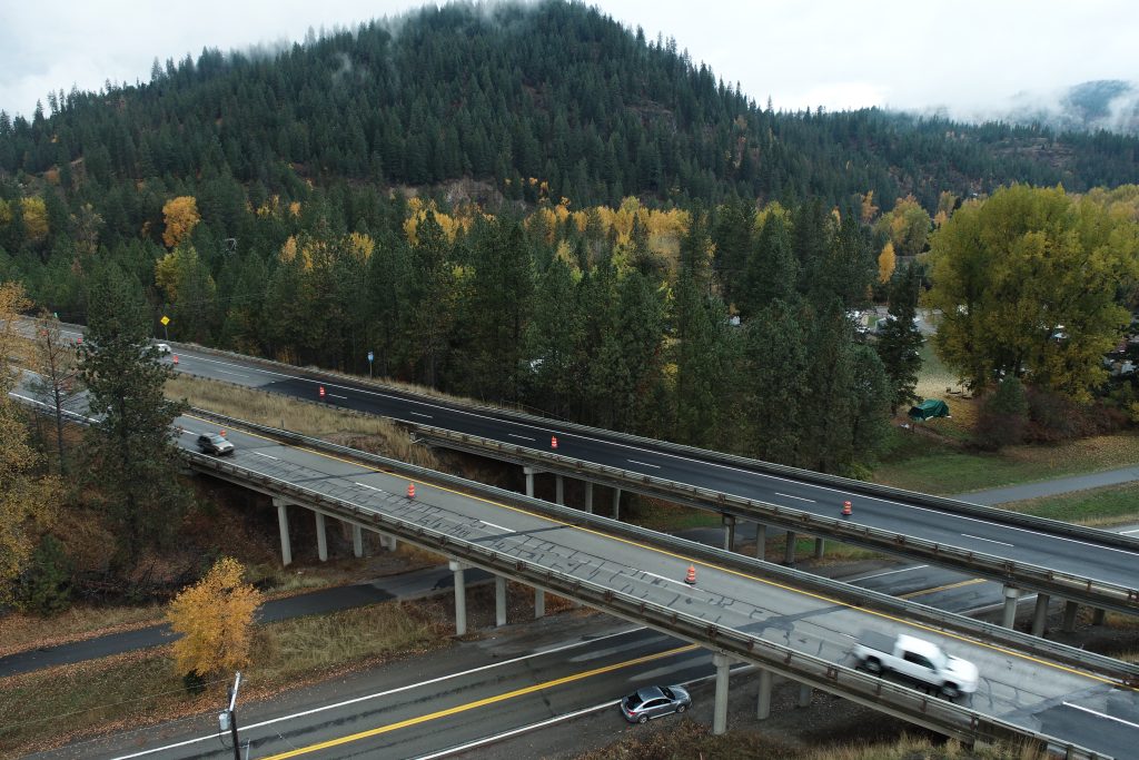 Brief CDA trail delays expected next week during I-90 Bridge work in Cataldo