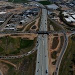 Aerial view of the Karcher interchange on I-84