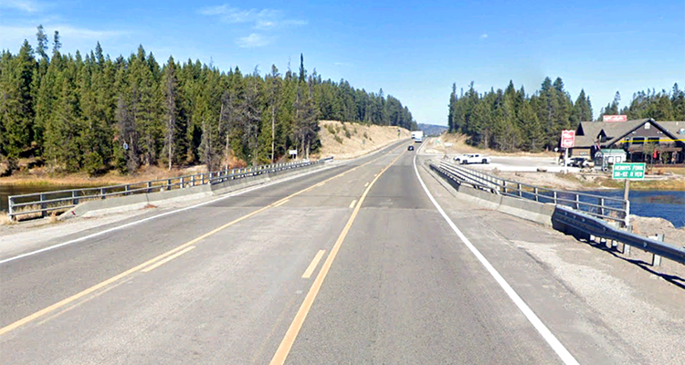 Macks Inn Bridge on US-20 through Island Park, Idaho.