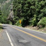 Picture of the roadway on SH-14.