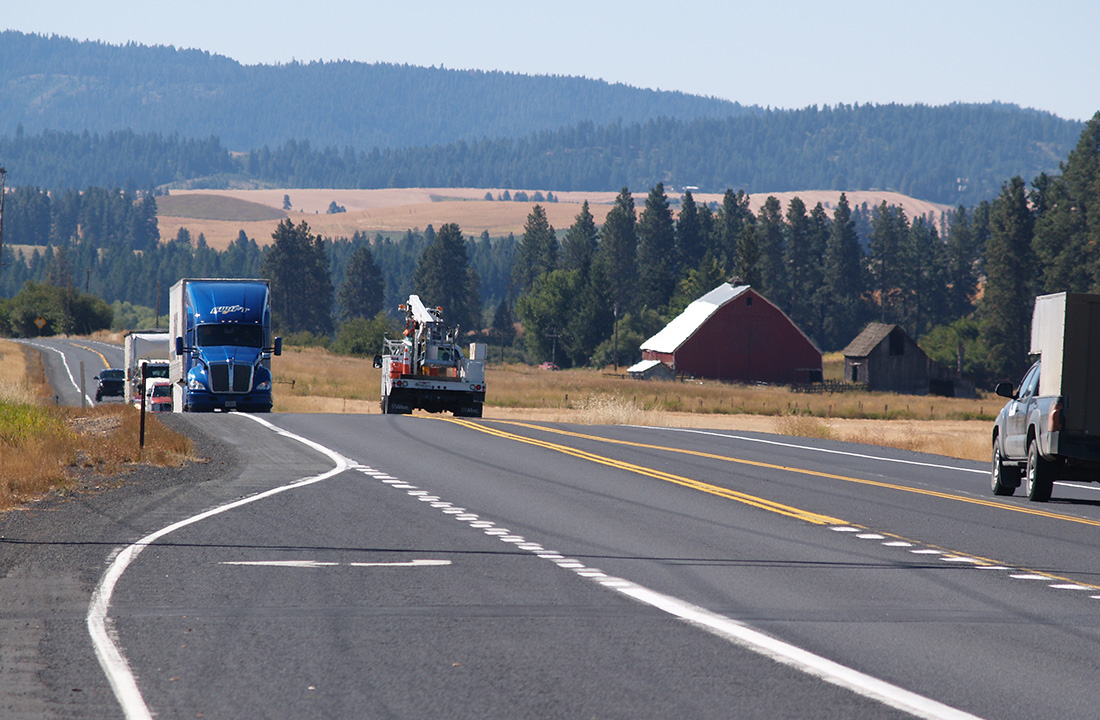 US-95 Freeze Road to Beplate Passing Lane