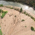 Drone picture of the mudslide near Riggins.
