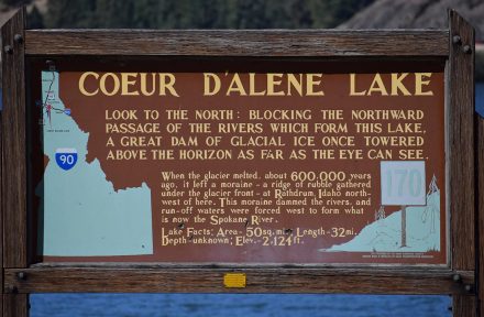 Old highway sign