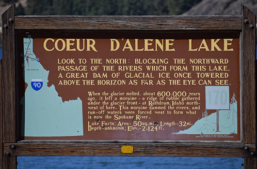 Old highway sign
