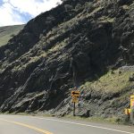 Picture of a rocky slope by US-95 near Riggins.