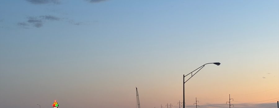 Heyburn Exit under construction