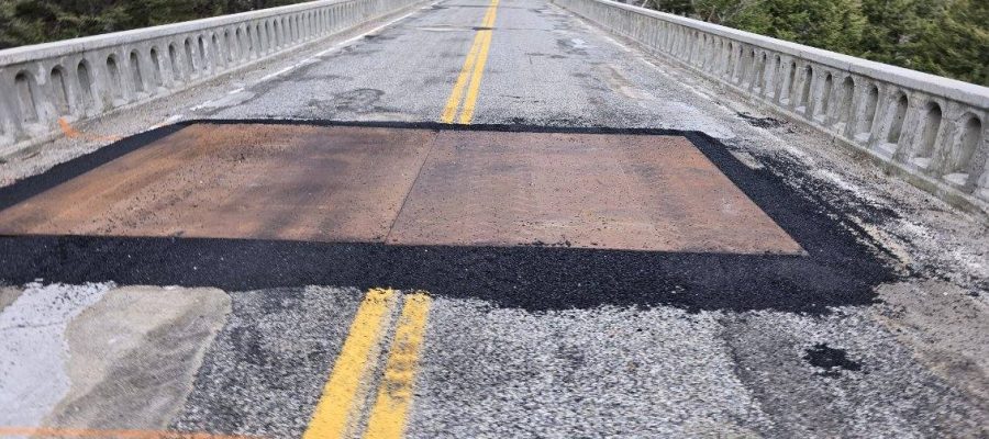 Yankee Fork Bridge repair