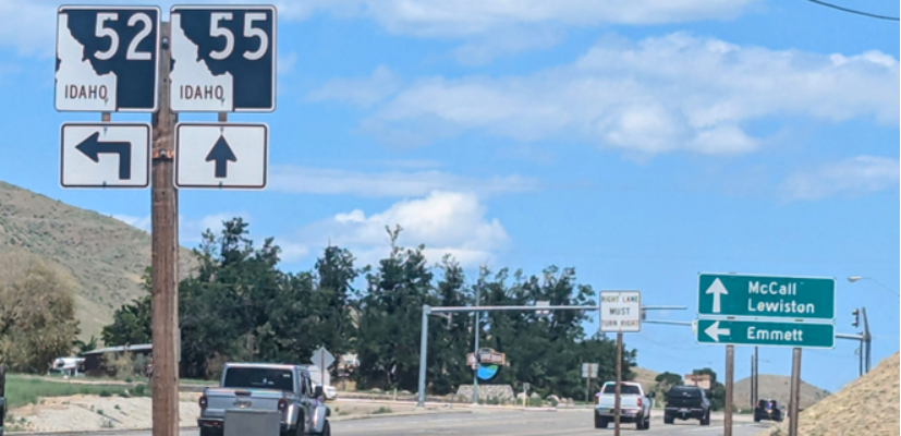 SH-55 near Horseshoe Bend