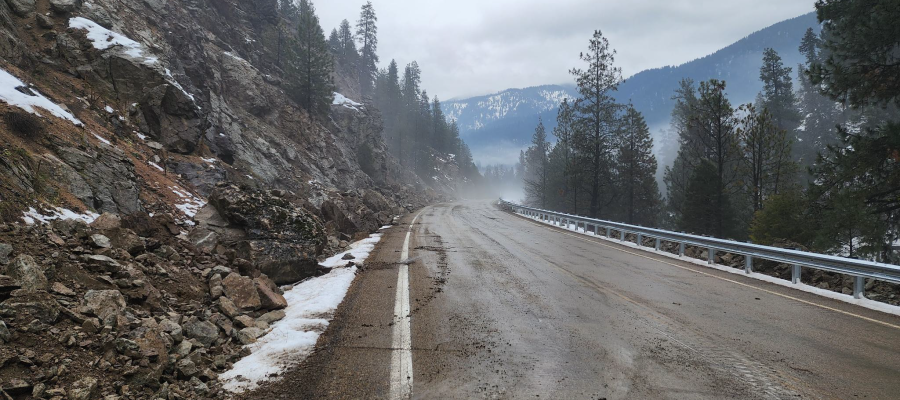 SH 21 reopens near Lowman Dec 2025