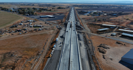 Construction on I-84 between Jerome and Twin Falls