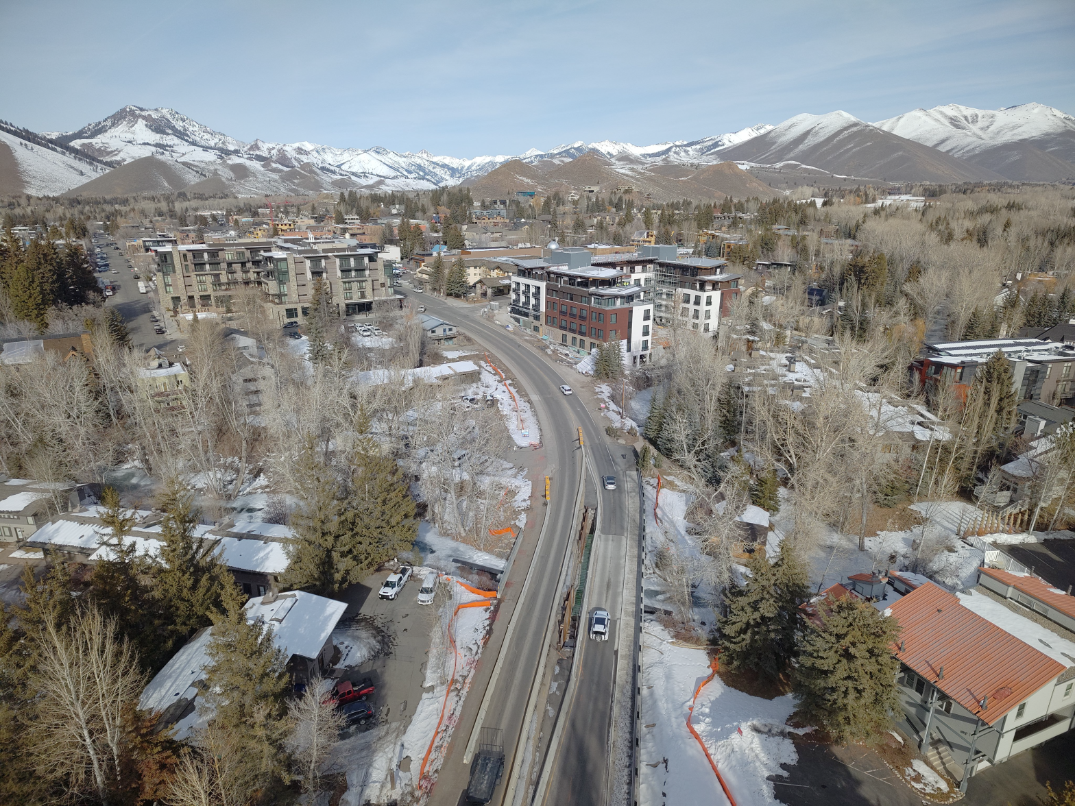 SH-75 Trail Creek Bridge in Ketchum