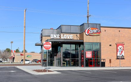 The new Raising Cane's restaurant in Chubbuck.