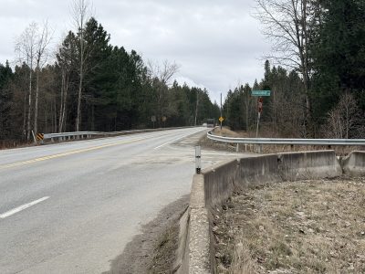 Intersection of US-95 and School House Road.