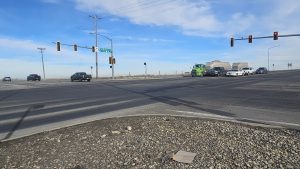 Corner of US Highway 30 and State Highway 50, also known as Red Cap Corner.
