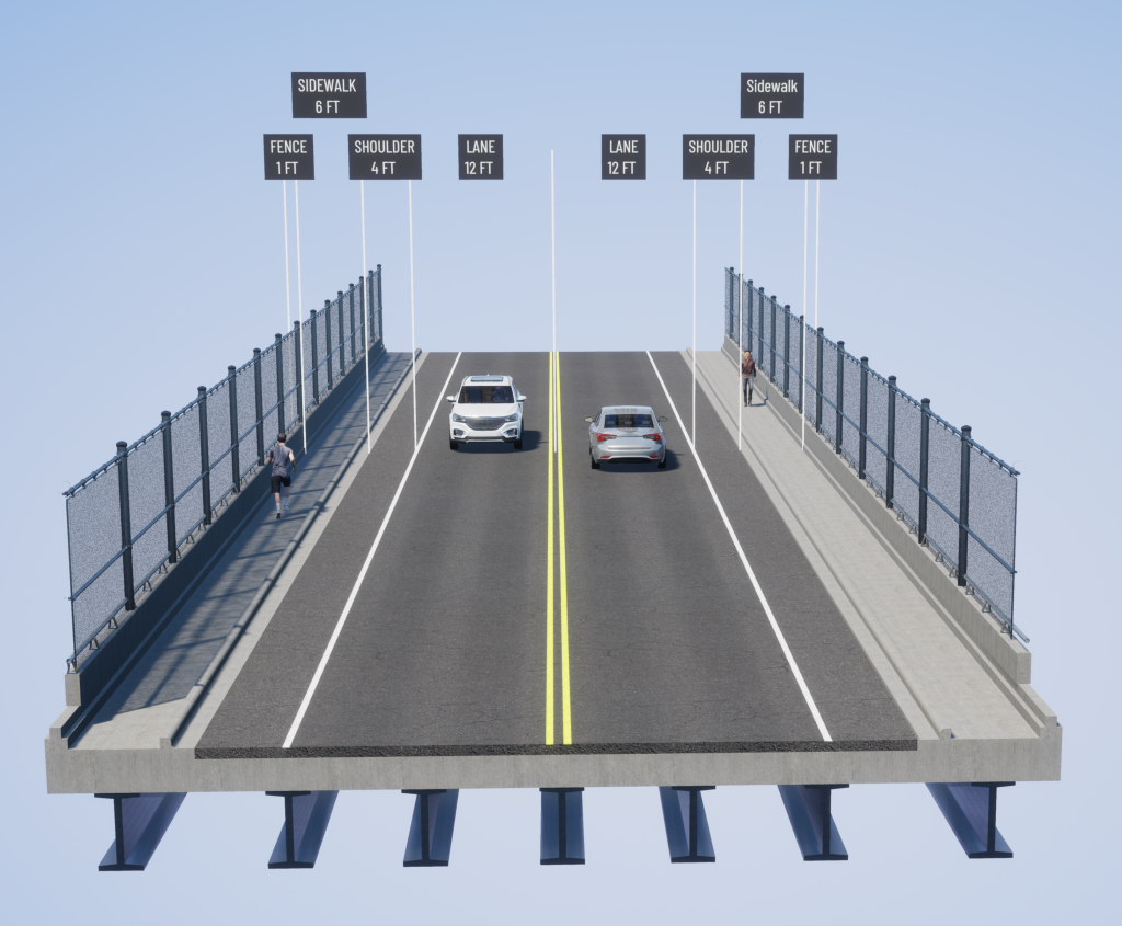 Graphic showing visual of the improvements described in the website text.