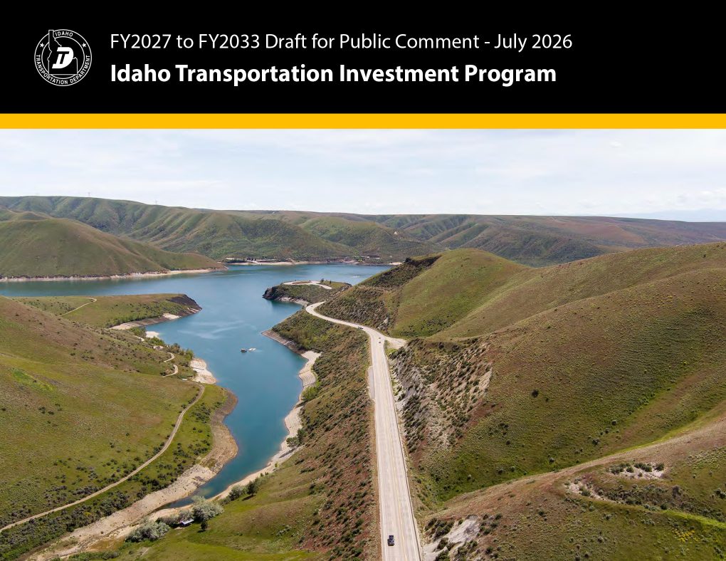 FY27-FY33 Draft Idaho Transportation Investment Program cover