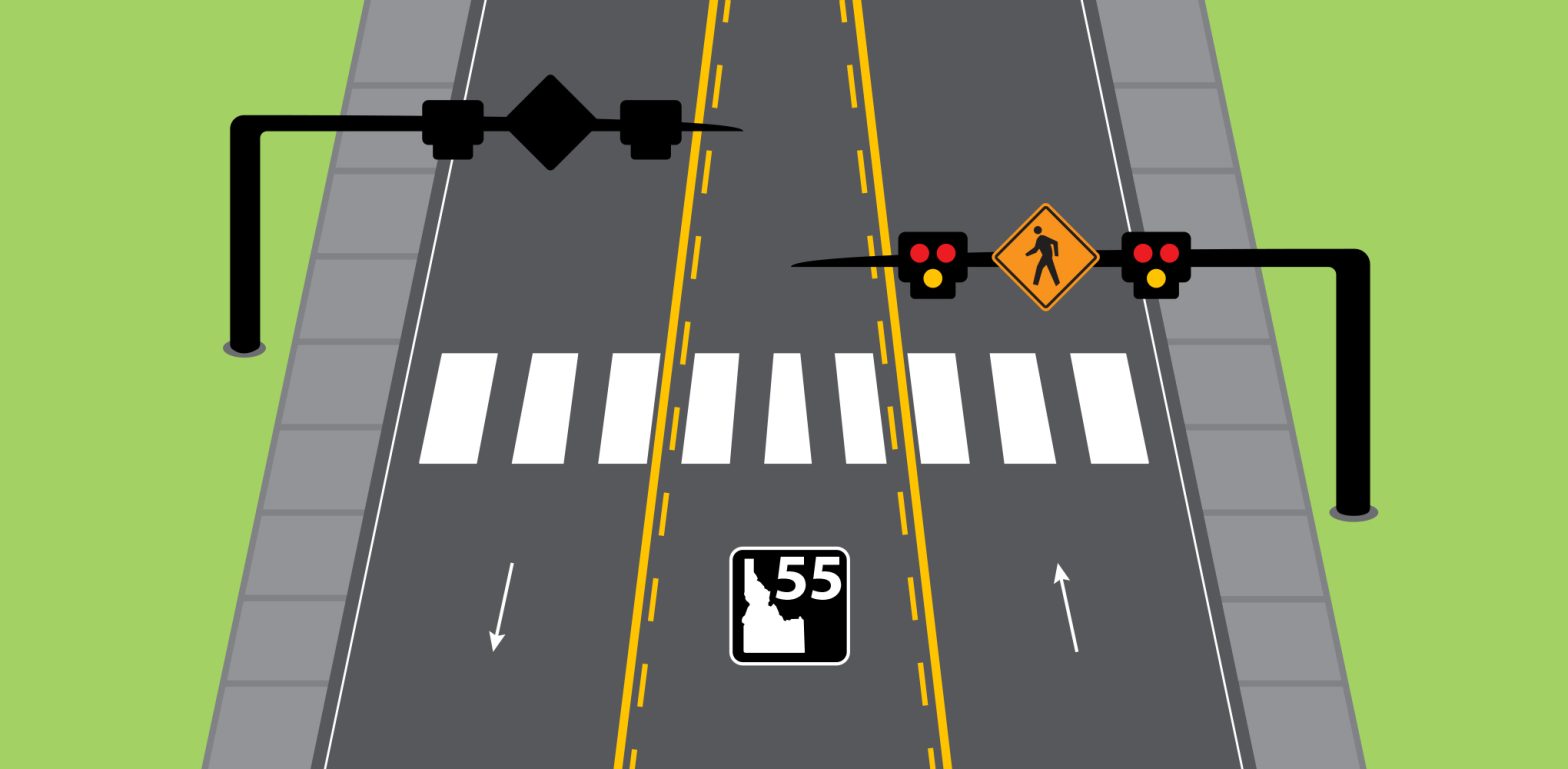 SH-55, Horseshoe Bend Pedestrian Improvements