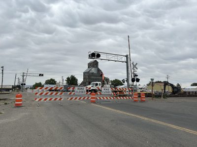 Railroad Crossing in Wendell